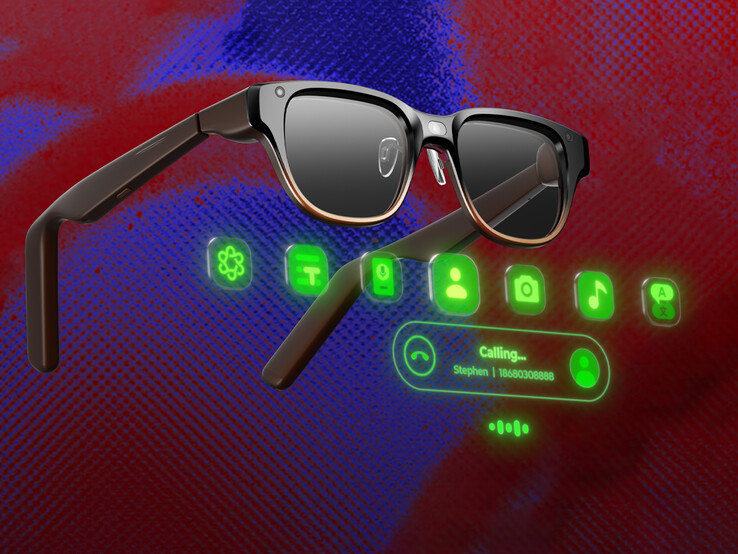 Algunas de las características de las gafas conceptuales de IA (Fuente de la imagen: Lenovo)