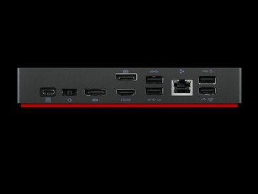 Puertos USB C Dock de Lenovo (imagen a través de Lenovo)
