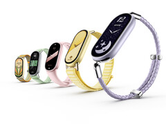 La Smart Band 11 está disponible en cuatro versiones. En la imagen: el dispositivo wearable en diferentes opciones de color y correas.