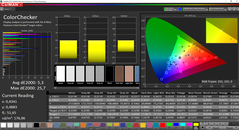 CalMAN ColorChecker calibrado