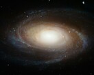 Una imagen que muestra una galaxia espiral.