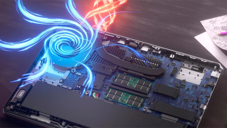 El LOQ Essential 15IRH11 cuenta con memoria RAM ampliable y dos unidades SSD, pero solo un ventilador.