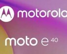 Un supuesto teaser del Moto E40. (Fuente: Evan Blass vía Twitter)