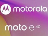 Un supuesto teaser del Moto E40. (Fuente: Evan Blass vía Twitter)