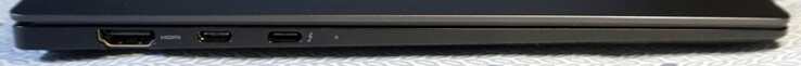 Izquierda: HDMI, USB-C (PD, 5 GBit/s), Thunderbolt 4
