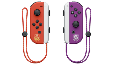 La nueva Edición Especial OLED de Switch con una fuerte tematización de Pokémon. (Fuente: Nintendo)