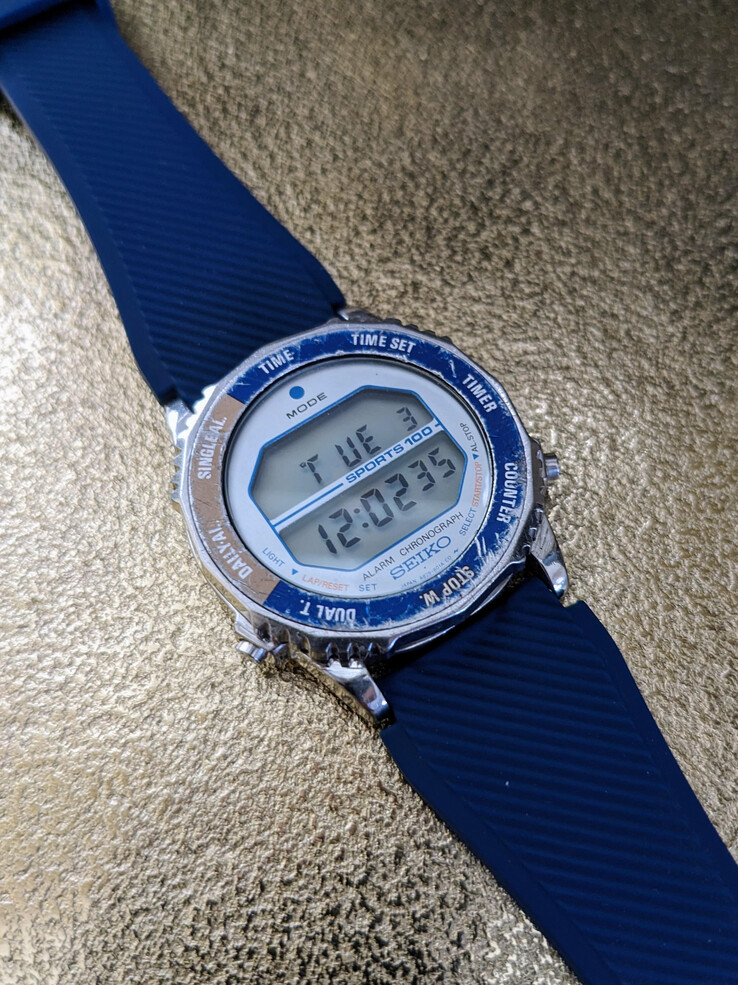 El Seiko Rotocall original de 1982. (u/sleimanbs vía r/Watchexchange en Reddit)