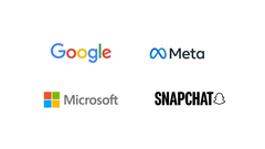 Google, Meta, Microsoft y Snapchat