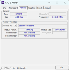 Memoria de CPU-Z