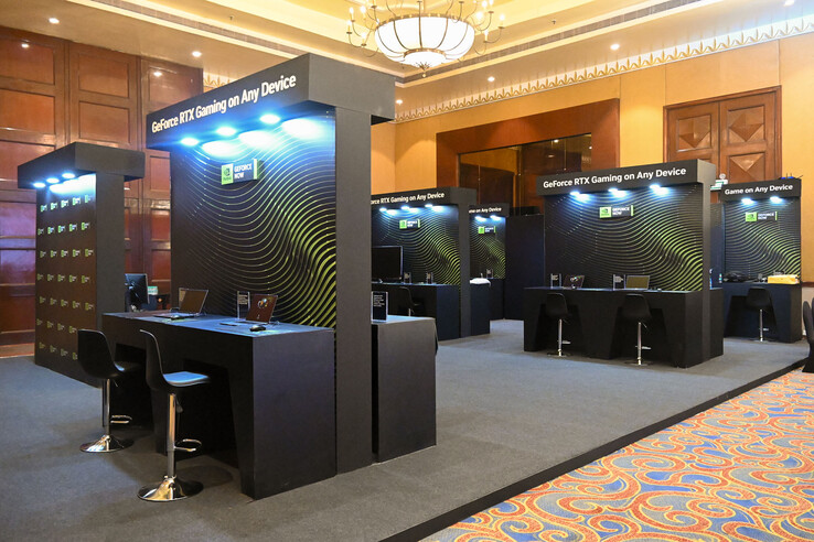 GeForce Ahora se demostró funcionando en una variedad de tamaños de pantalla