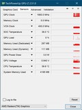 Información del sensor