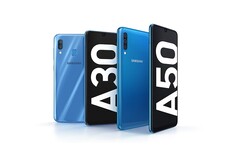 Los Galaxy A30 y Galaxy A50 fueron de los primeros modelos lanzados tras la consolidación de la serie de gama media de Samsung. (Fuente de la imagen: Samsung)