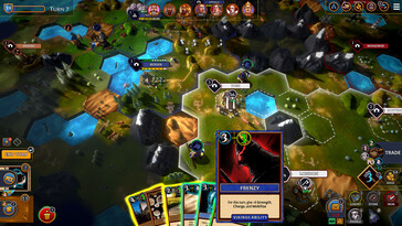 En la imagen: una captura de pantalla del juego «Hexarchy».