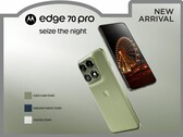 El Motorola Edge 70 Pro tiene un diseño familiar.
