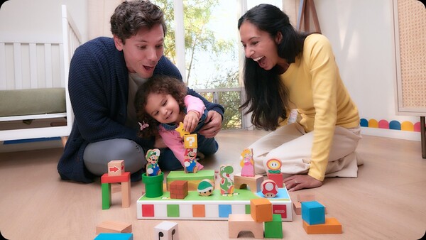 El juego de bloques de madera Mi Mario está disponible en juegos de 3 y 30 piezas. (Fuente de la imagen: Nintendo)