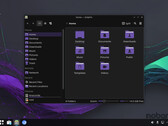Nobara Linux 39 cambia de un escritorio GNOME modificado a KDE Plasma (Imagen: Nobara).