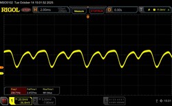 La pantalla parpadea con la opción "PWM desactivado