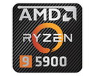 La CPU Ryzen 9 5900 aparece en algunos equipos de juego preconstruidos como el Alienware Aurora. (Fuente de la imagen: Sticker Library)