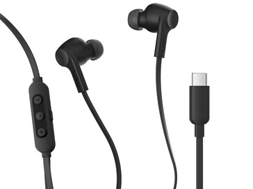 Los auriculares SoundForm con cable de Belkin tienen un cable de 1,2 m de longitud. (Fuente de la imagen: Belkin)