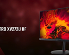 El Nitro XV272U KF tiene una frecuencia de actualización de 300 Hz y una profundidad de color de 10 bits. (Fuente de la imagen: Acer)