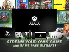 Se muestra el banner de la retransmisión en la nube de Xbox Game Pass Ultimate