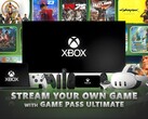 Se muestra el banner de la retransmisión en la nube de Xbox Game Pass Ultimate