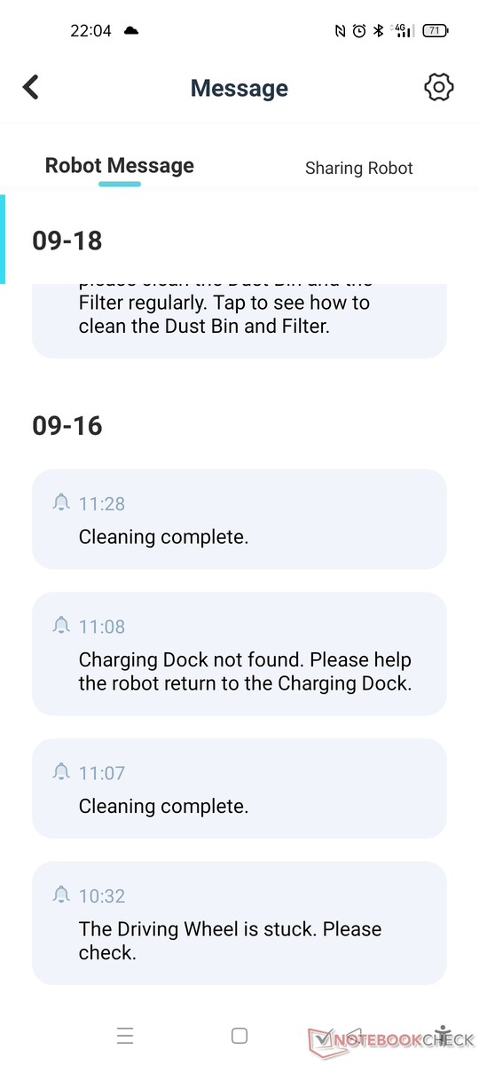 Set di pezzi di ricambio per aspirapolvere Yeedi Vac 2 Pro