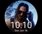 Los fans ya han estado creando conceptos de smartwatch con Cyberpunk 2077 y Keanu Reeves. (Fuente de la imagen: Watchmaker/Zanderdia)