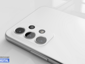 El "Galaxy A73". (Fuente: LetsGoDigital)