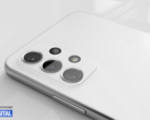 El "Galaxy A73". (Fuente: LetsGoDigital)