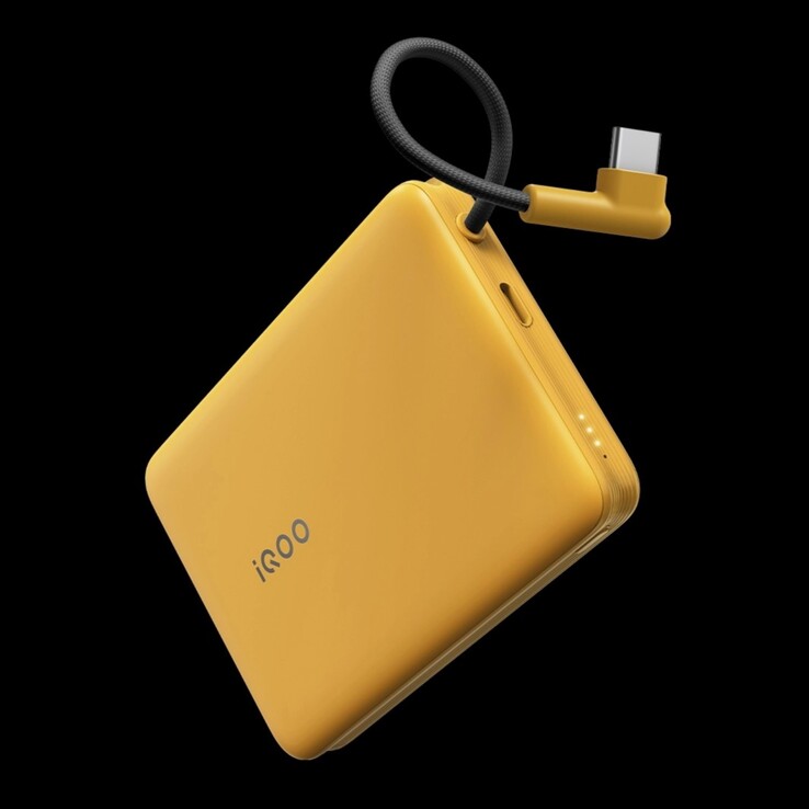 El iQOO 33W Power Bank con cable incorporado 10000mAh. (Fuente de la imagen: vivo)