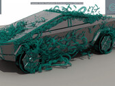 La aerodinámica del Cybertruck supera a la del Ford F-150 Lightning, pero no a la del R1T (imagen: Aleix Lázaro/Numeric Systems)