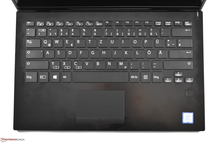 Área de teclado Vaio SX14