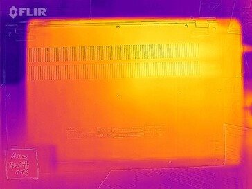 Desarrollo del calor en el funcionamiento en vacío - abajo