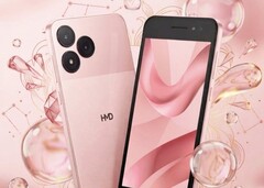 Con sus amplios biseles en la pantalla, el HMD Asha 305 Pro tiene el aspecto de un smartphone retro.