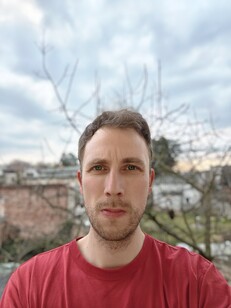 Un selfie con la cámara frontal 