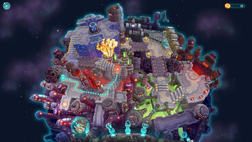 Una imagen que muestra un mapa en Iron Marines.