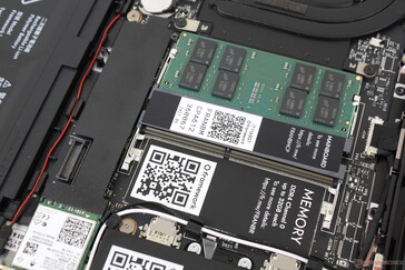 2 ranuras SODIMM. No podemos notar ningún ruido electrónico o silbido de la bobina