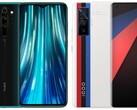 El Redmi Note 8 Pro y el iQOO 5 Pro son los campeones de presupuesto y de rendimiento de los precios. (Fuente de la imagen: Xiaomi/Vivo - editado)