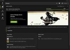 Nvidia GeForce Game Ready Driver 552.44 descargándose en la aplicación Nvidia (Fuente: Propia)