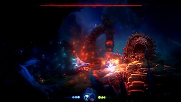 En la imagen: una captura de pantalla del juego «Ori and the Will of the Wisps».