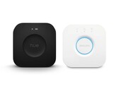 El Philips Hue Bridge (en la imagen) y el Bridge Pro están a punto de actualizarse. (Fuente de la imagen: Philips)