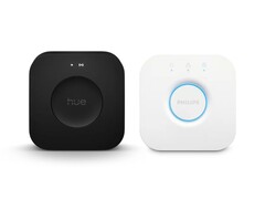 El Philips Hue Bridge (en la imagen) y el Bridge Pro están a punto de actualizarse. (Fuente de la imagen: Philips)