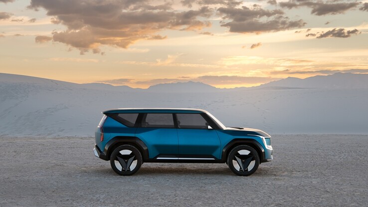 El prototipo Kia EV9 de 2024. (Fuente de la imagen: Kia)