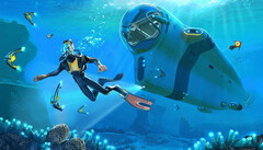 Subnautica se presentó por primera vez en el año 2014. En la imagen - Arte de la portada de Subnautica. (Fuente de la imagen: Unknown Worlds)