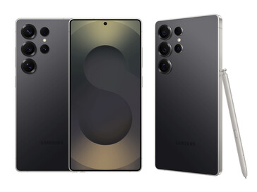 El Galaxy S25 Ultra - Negro titanio. (Fuente de la imagen: Samsung)