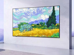 iFfalcon presenta la serie de televisores Mural 4K UHD con obras de arte AI, panel VA de 144 Hz, AMD FreeSync Premium, HDR 10+ y Google TV. Uno de los televisores fotografiados. (Fuente de la imagen: iFfаlcon)