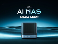 El N5 Pro de Minisforum, en la imagen, tiene exactamente el mismo aspecto que el N5 más barato. (Fuente de la imagen: Minisforum - editado)