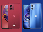 El Moto G54 y el Moto G84 vienen en múltiples opciones de color, incluidos varios tonos de azul. (Fuente de la imagen: Motorola)