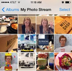 Apple Mi secuencia de fotos en un iPhone (Fuente: Mashable)